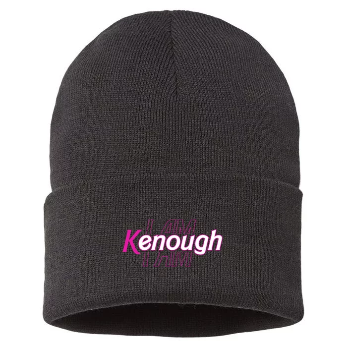 Pinky Im Ken I Am Kenough Funny Enough Sustainable Knit Beanie