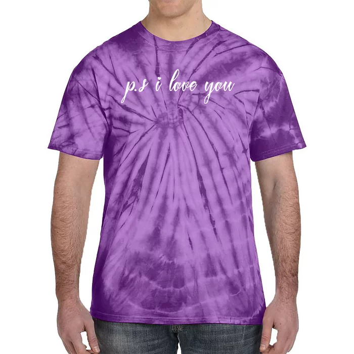 Ps I Love You Day Purple Tie-Dye T-Shirt