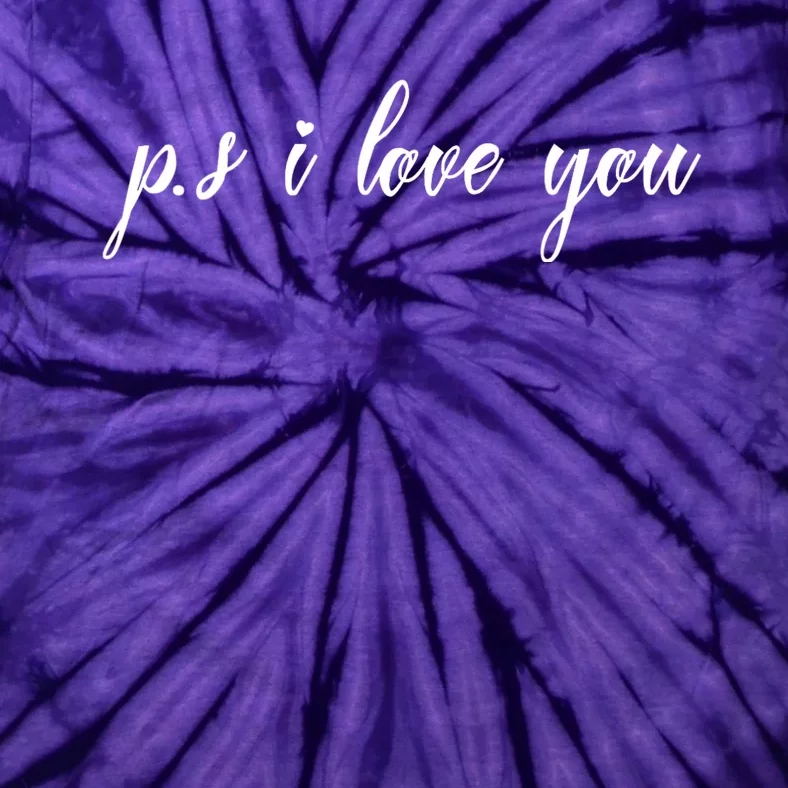 Ps I Love You Day Purple Tie-Dye T-Shirt