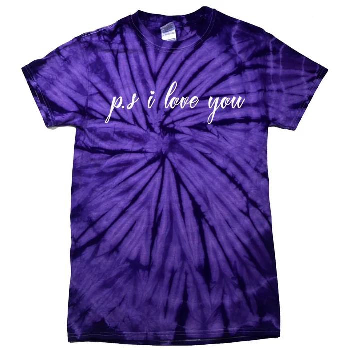 Ps I Love You Day Purple Tie-Dye T-Shirt