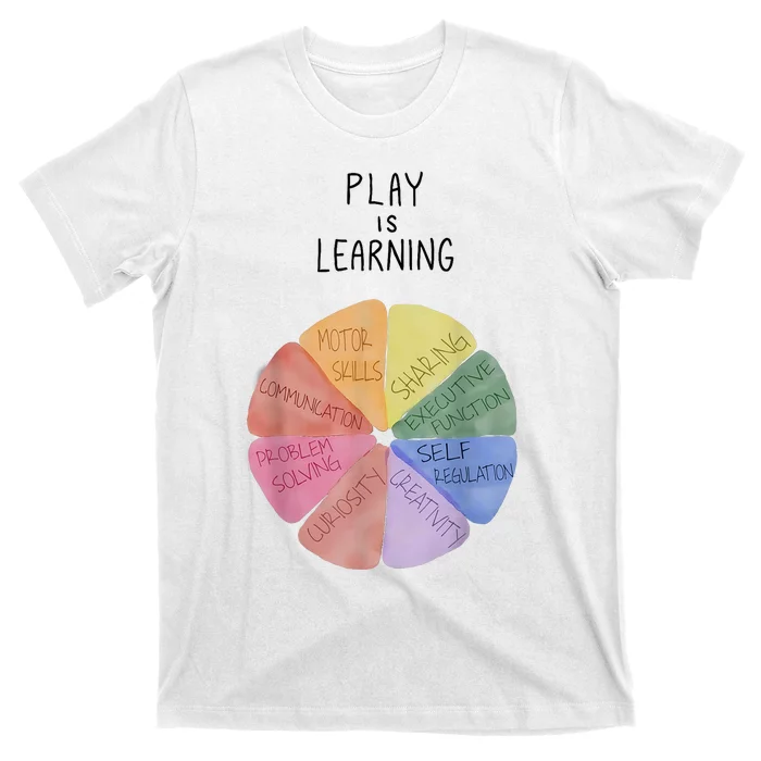 Play Is Learning Flower Floral T-Shirt