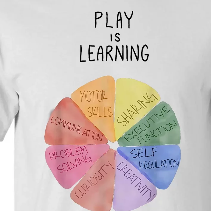 Play Is Learning Flower Floral Tall T-Shirt