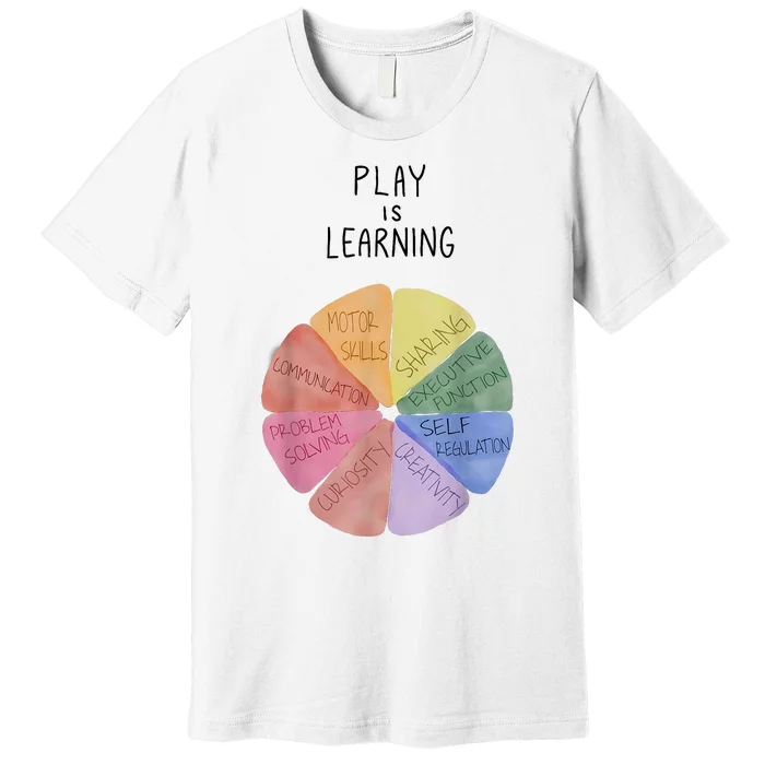 Play Is Learning Flower Floral Premium T-Shirt