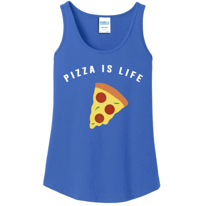 Pizza Is Life Meaningful Gift Cute And Funny Pizza Gift Ladies Essential Tank