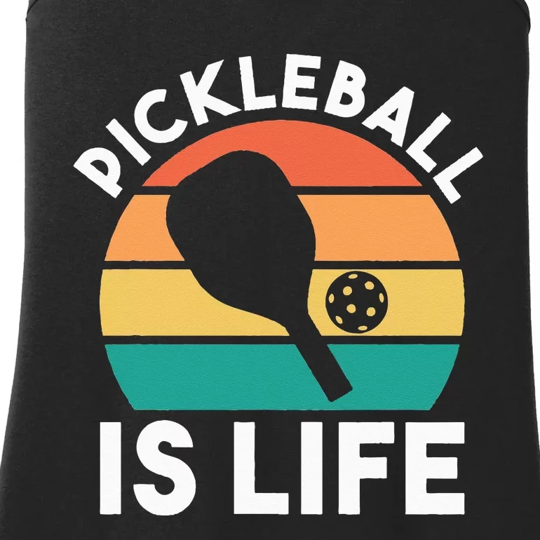 Pickleball Is Life Ladies Essential Tank