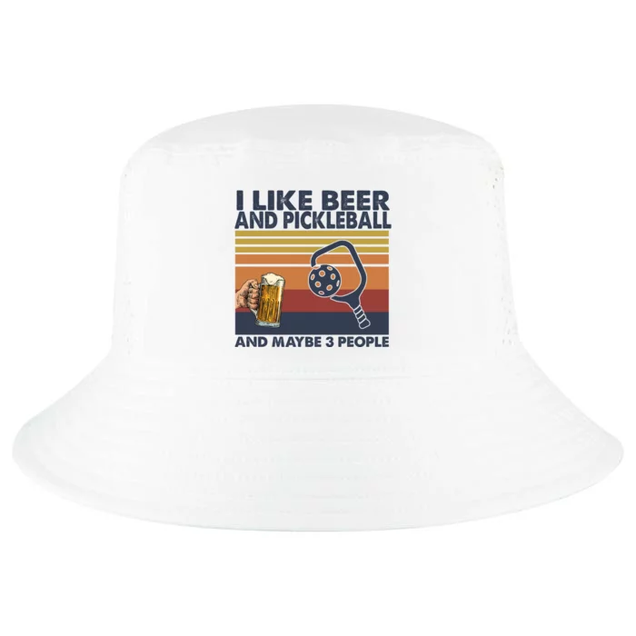 Pickleball I Like Beer LQT Cool Comfort Performance Bucket Hat