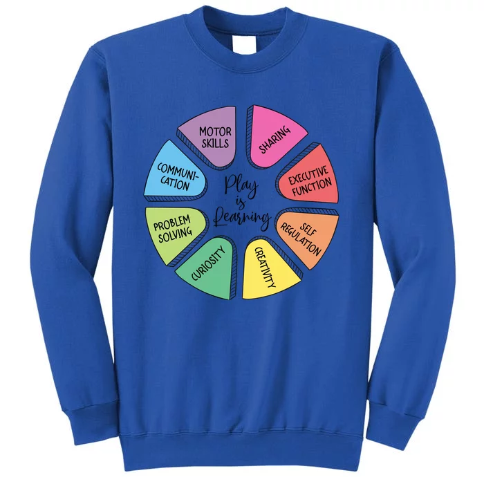 Play Is Learning Teacher Appreciation Tall Sweatshirt