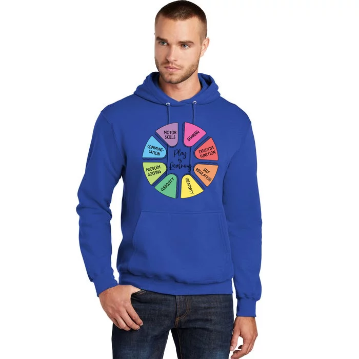 Play Is Learning Teacher Appreciation Tall Hoodie