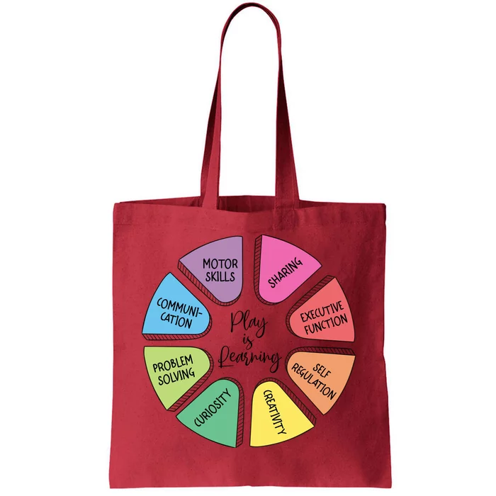 Play Is Learning Teacher Appreciation Tote Bag