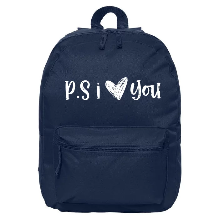 Ps I Love You Cute Gift 16 in Basic Backpack