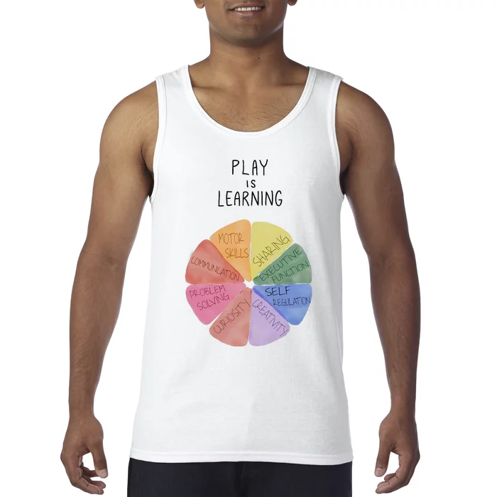 Play Is Learning Funny Teacher Tank Top