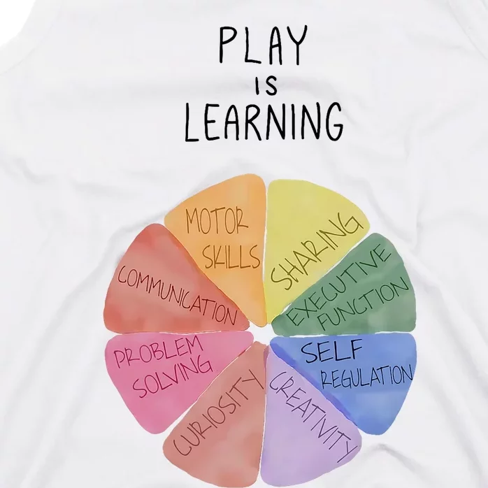 Play Is Learning Funny Teacher Tank Top