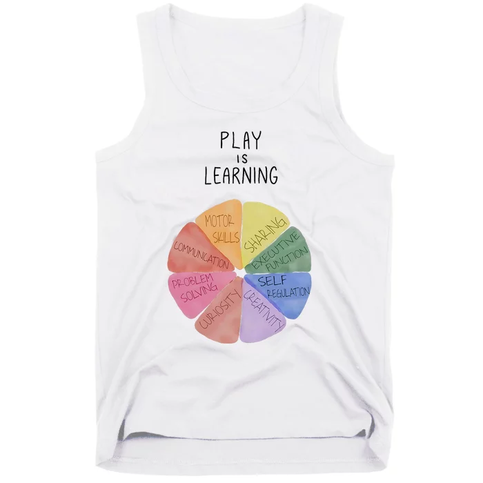 Play Is Learning Funny Teacher Tank Top