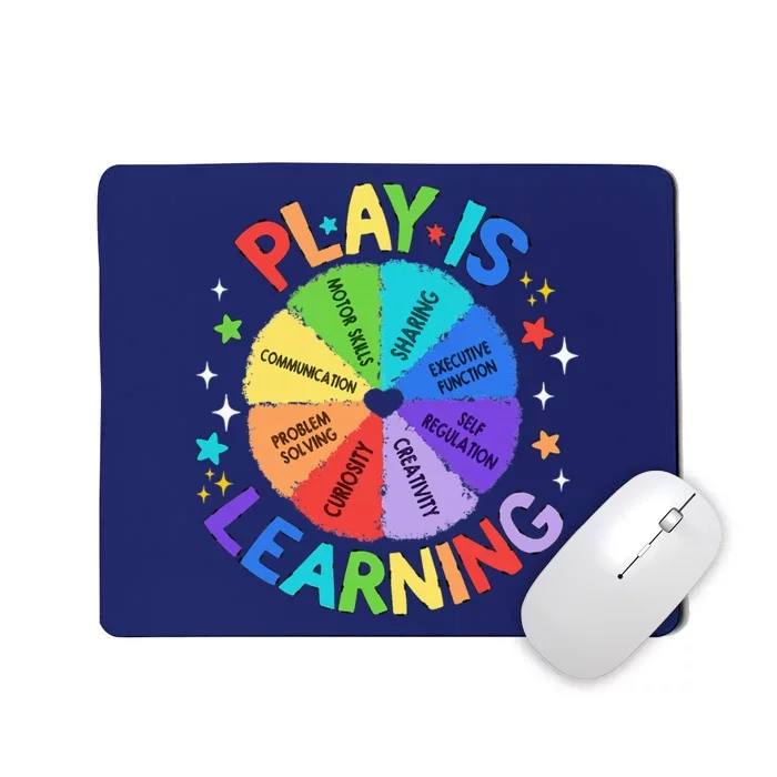 Play Is Learning Teachers Preschool Kindergartner Mousepad