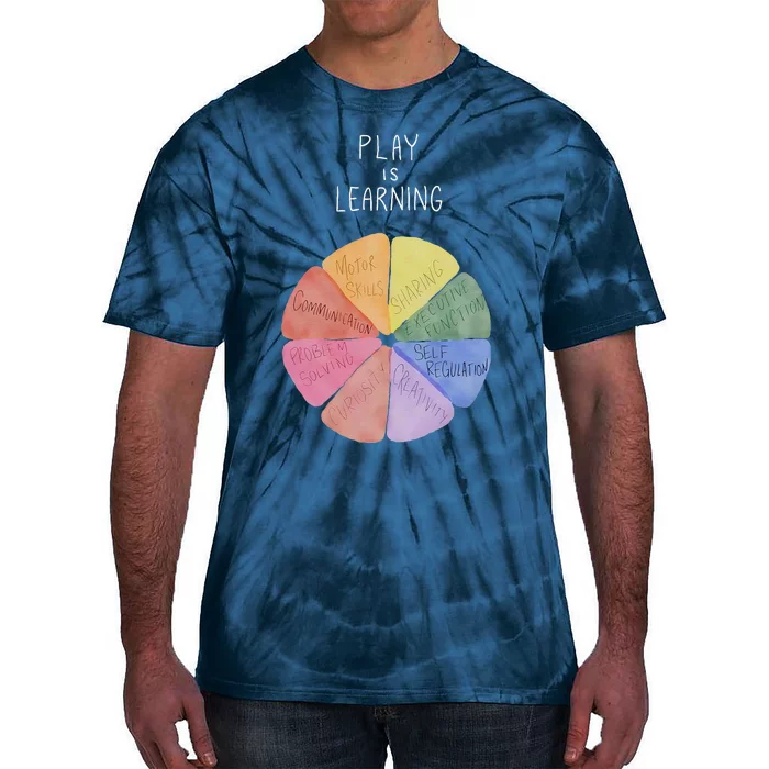 Play Is Learning Teacher Tie-Dye T-Shirt