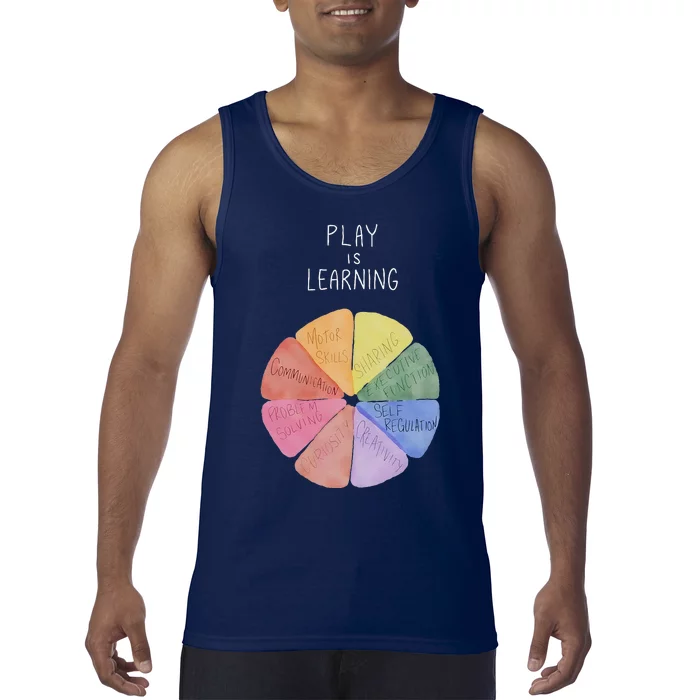 Play Is Learning Teacher Tank Top