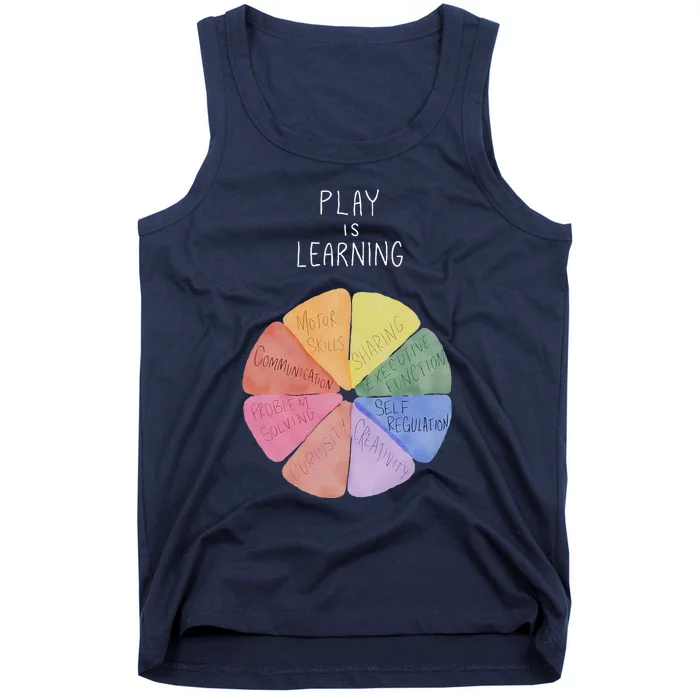 Play Is Learning Teacher Tank Top