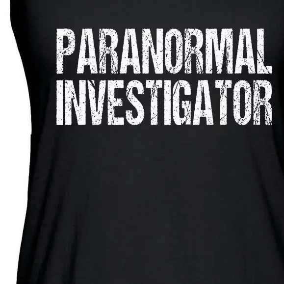 Paranormal Investigator Lazy Halloween Ghost Hunter Costume Ladies Essential Flowy Tank