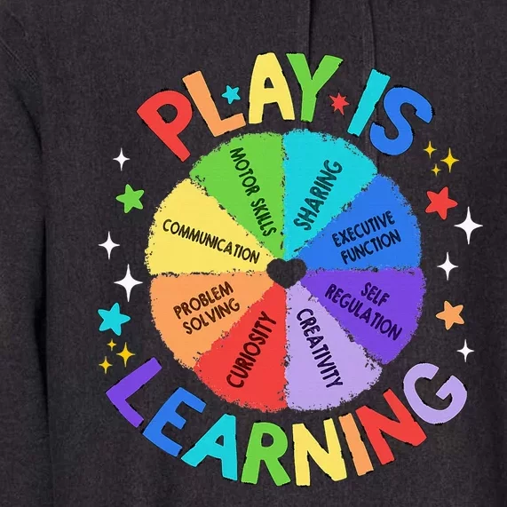 Play Is Learning Teachers Preschool Kindergartner Premium Hoodie