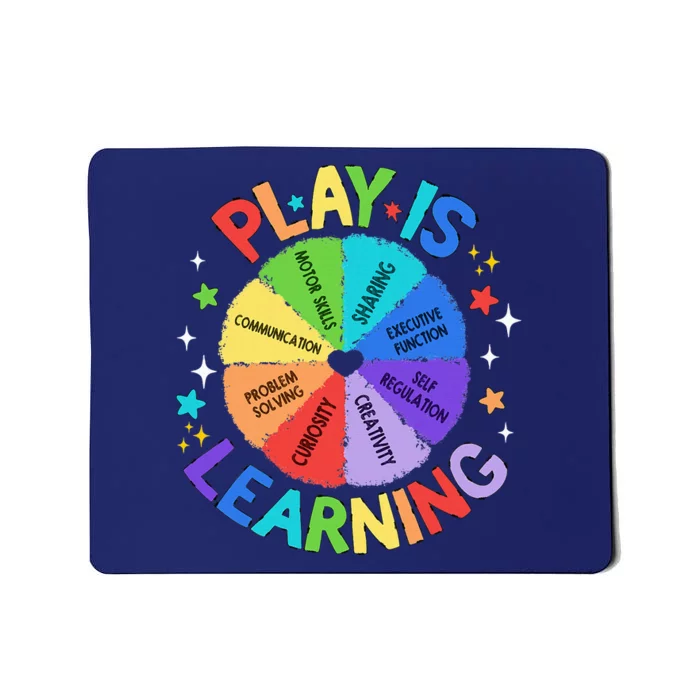 Play Is Learning Teachers Preschool Kindergartner Mousepad