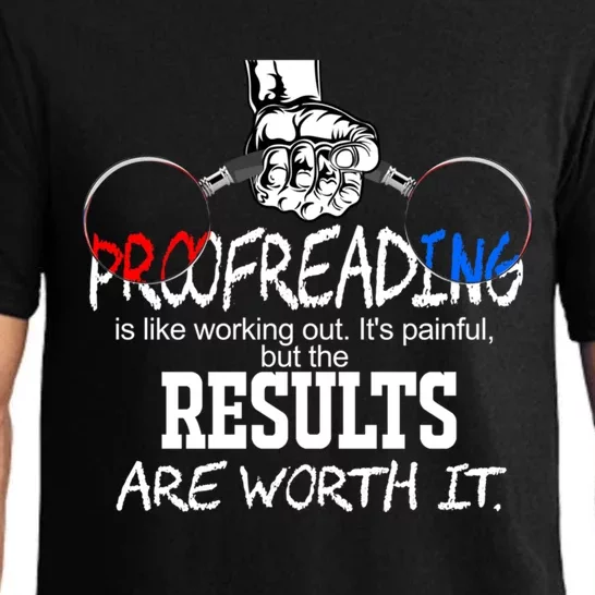 Proofreading Is Like Working Out National Proofreaders Day Gift Pajama Set