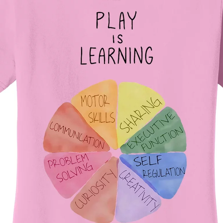 Play Is Learning Funny Teacher Women's T-Shirt