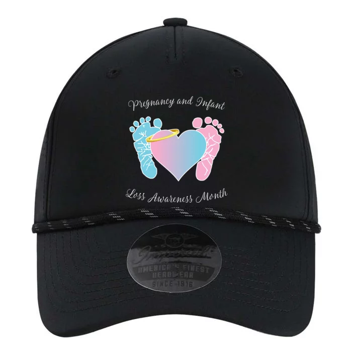 Pregnancy Infant Loss Awareness Month Footprint Halo Gift Performance The Dyno Cap