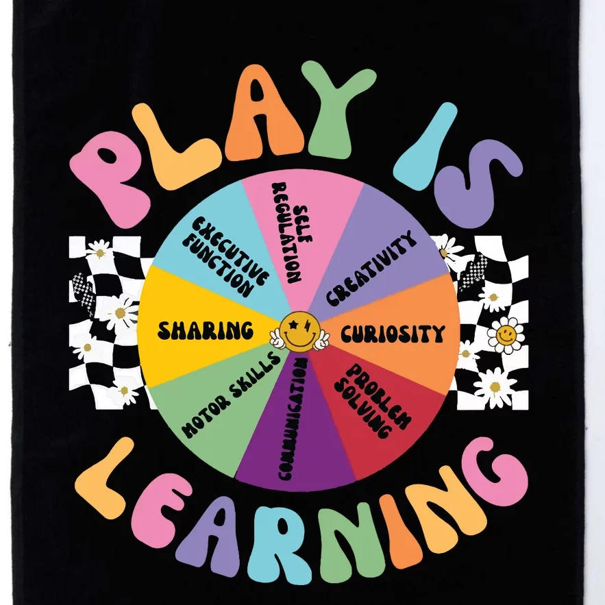 Play Is Learning Preschool Teacher Play Based Learning Platinum Collection Golf Towel