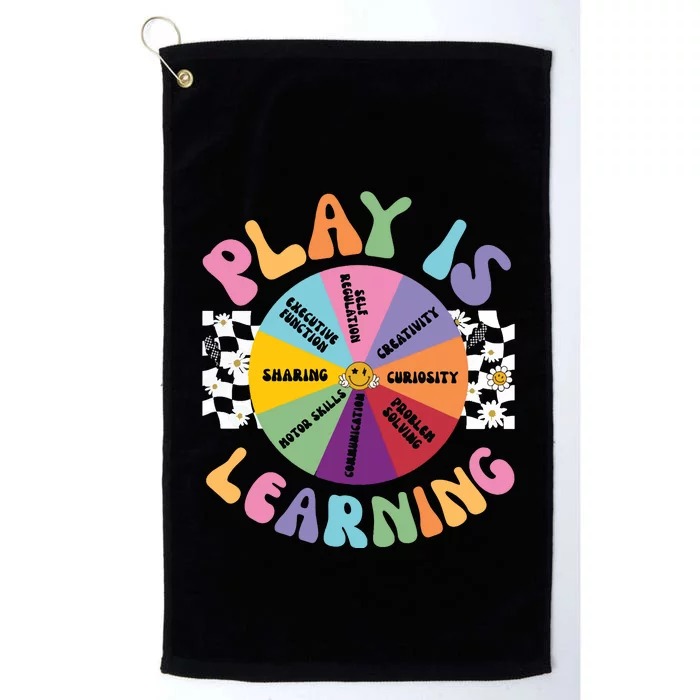 Play Is Learning Preschool Teacher Play Based Learning Platinum Collection Golf Towel