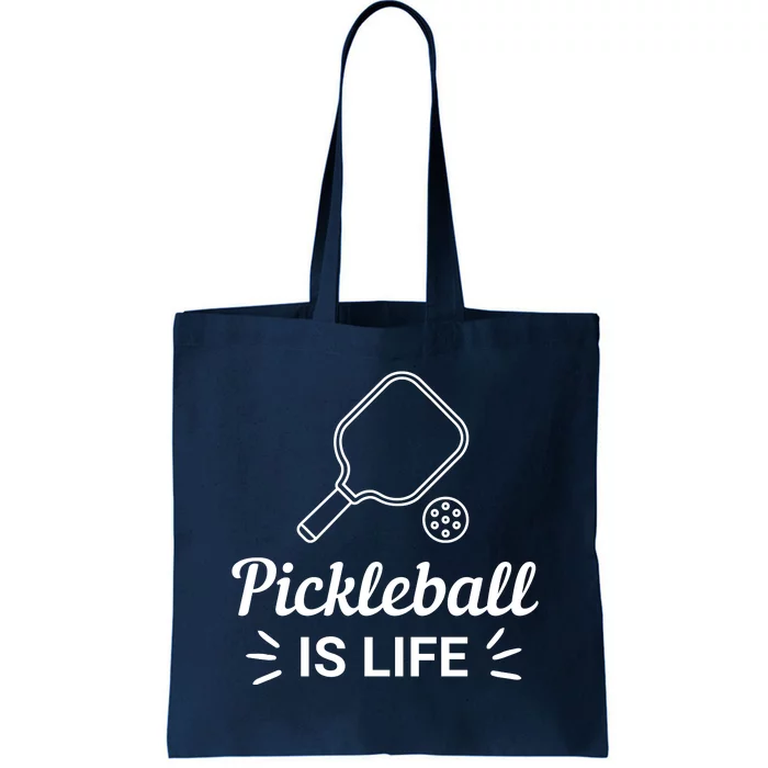 Pickleball Is Life Dink Enthusiast Gift. Tote Bag