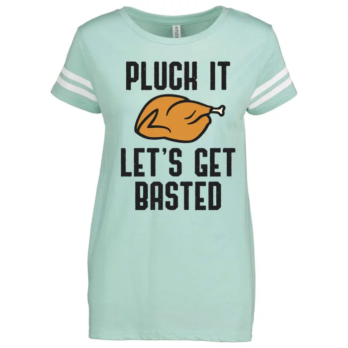 Pluck It Let's Get Basted Cute Gift Enza Ladies Jersey Football T-Shirt