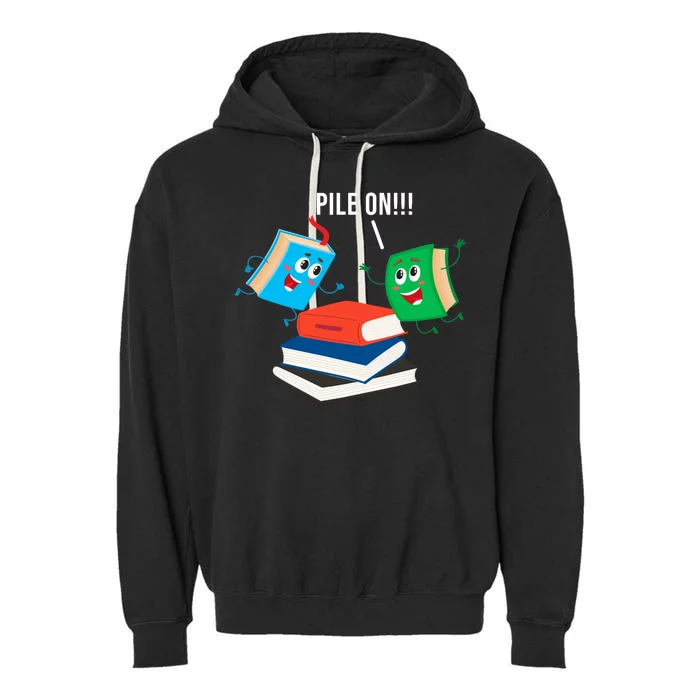 Pile On Books Garment-Dyed Fleece Hoodie