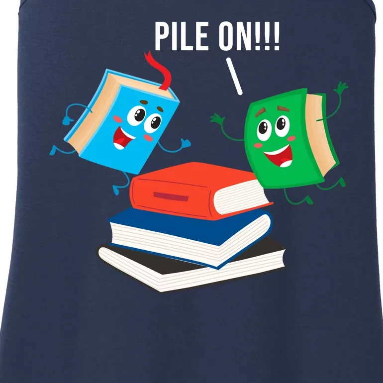 Pile On Books Ladies Essential Tank