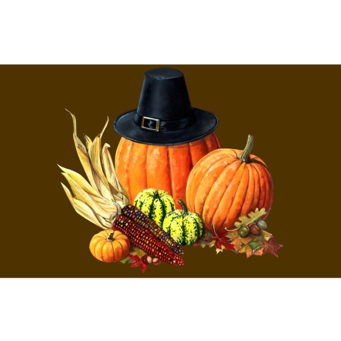 Pilgrim Thanksgiving Bumper Sticker