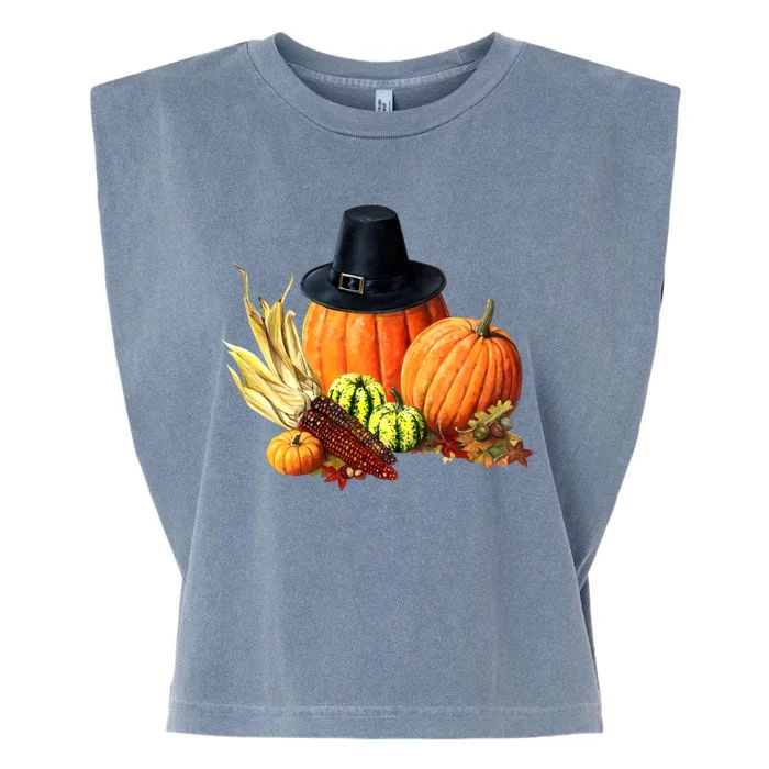 Pilgrim Thanksgiving Garment-Dyed Women's Muscle Tee