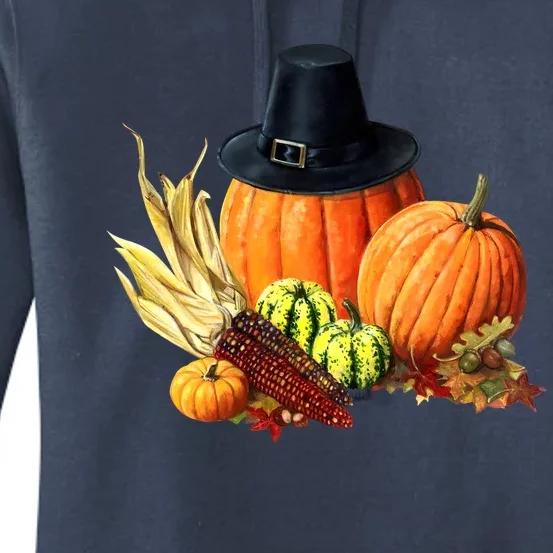 Pilgrim Thanksgiving Women's Pullover Hoodie