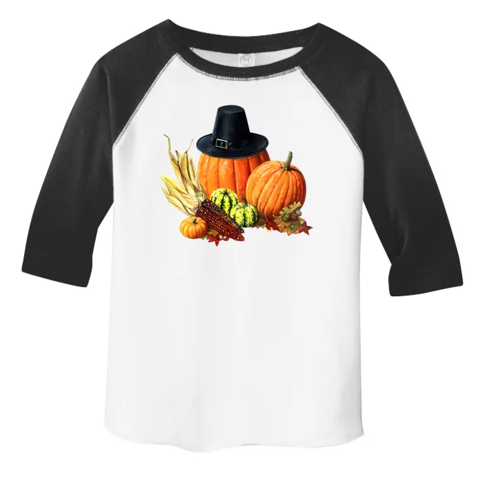 Pilgrim Thanksgiving Toddler Fine Jersey T-Shirt