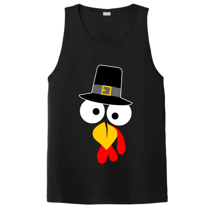 Pilgrim Turkey Big Face Thanksgiving Performance Tank