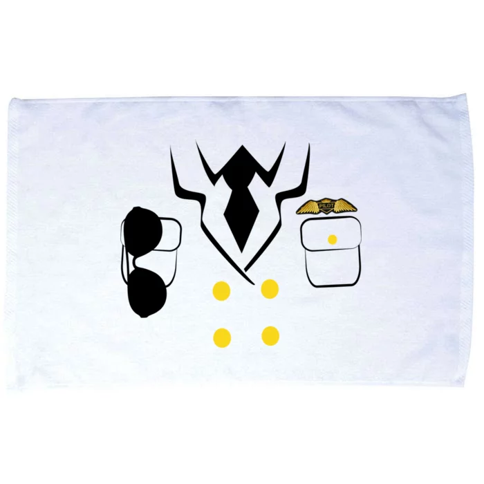 Pilot Costume Uniform Microfiber Hand Towel