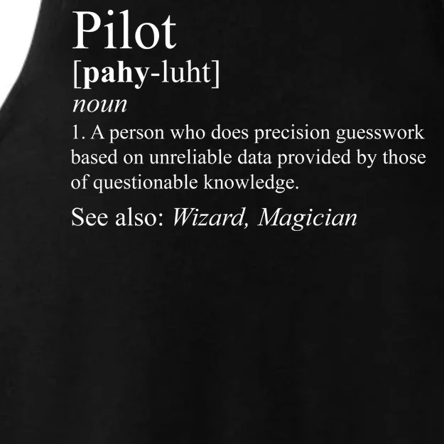 Pilot Definition Ladies Tri-Blend Wicking Tank