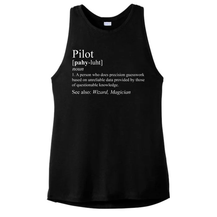 Pilot Definition Ladies Tri-Blend Wicking Tank