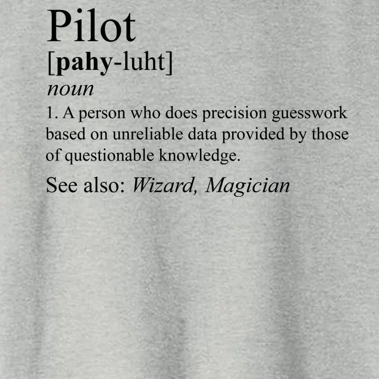 Pilot Definition Women's Crop Top Tee