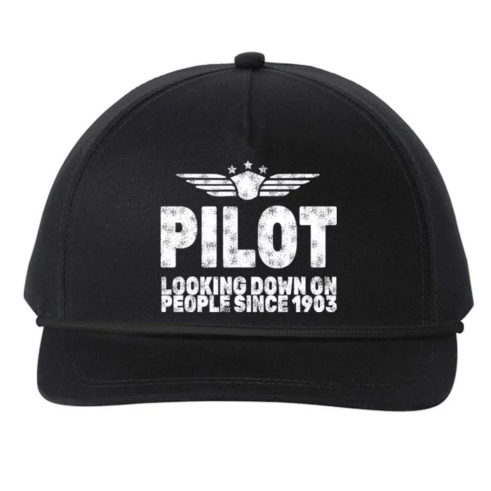 Pilot Looking Down On People Since 1903 Snapback Five-Panel Rope Hat