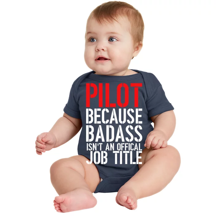 Pilot Official Job Title Baby Bodysuit