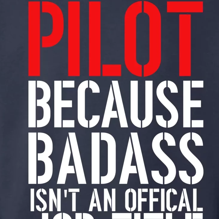 Pilot Official Job Title Toddler Hoodie