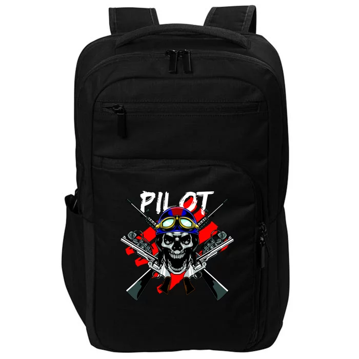 Pilot Skull Impact Tech Backpack