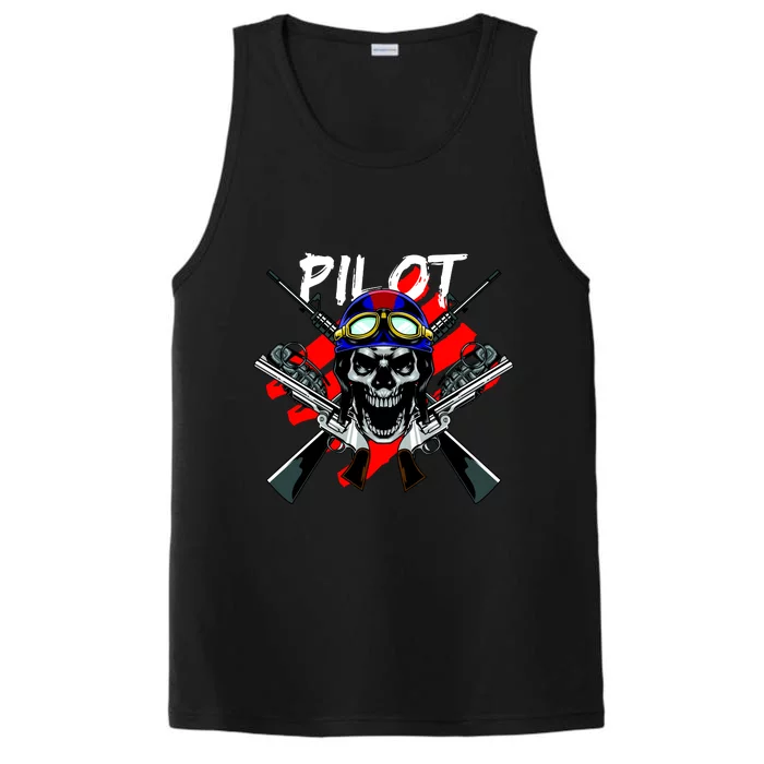 Pilot Skull Performance Tank