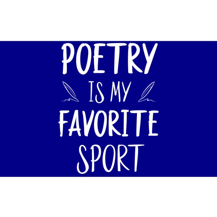 Poetry Is My Favorite Sport Reading Literature Writer Gift Cute Gift Bumper Sticker