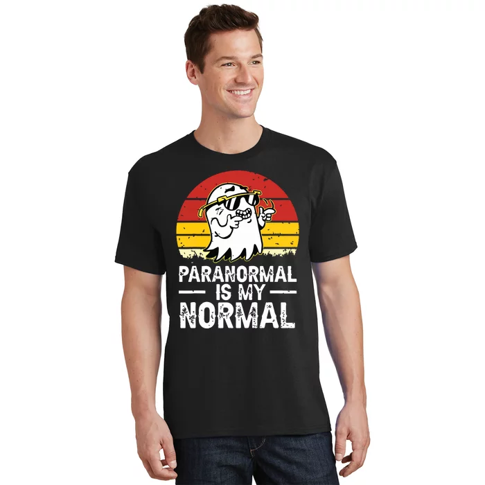 Paranormal Is My Normal Retro Ghost Hunting Halloween T-Shirt