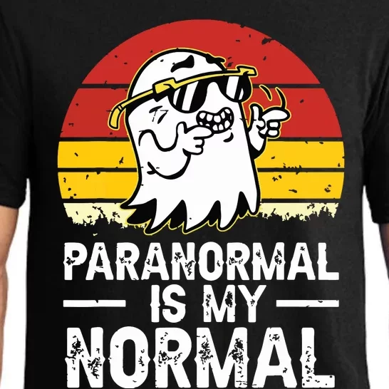 Paranormal Is My Normal Retro Ghost Hunting Halloween Pajama Set